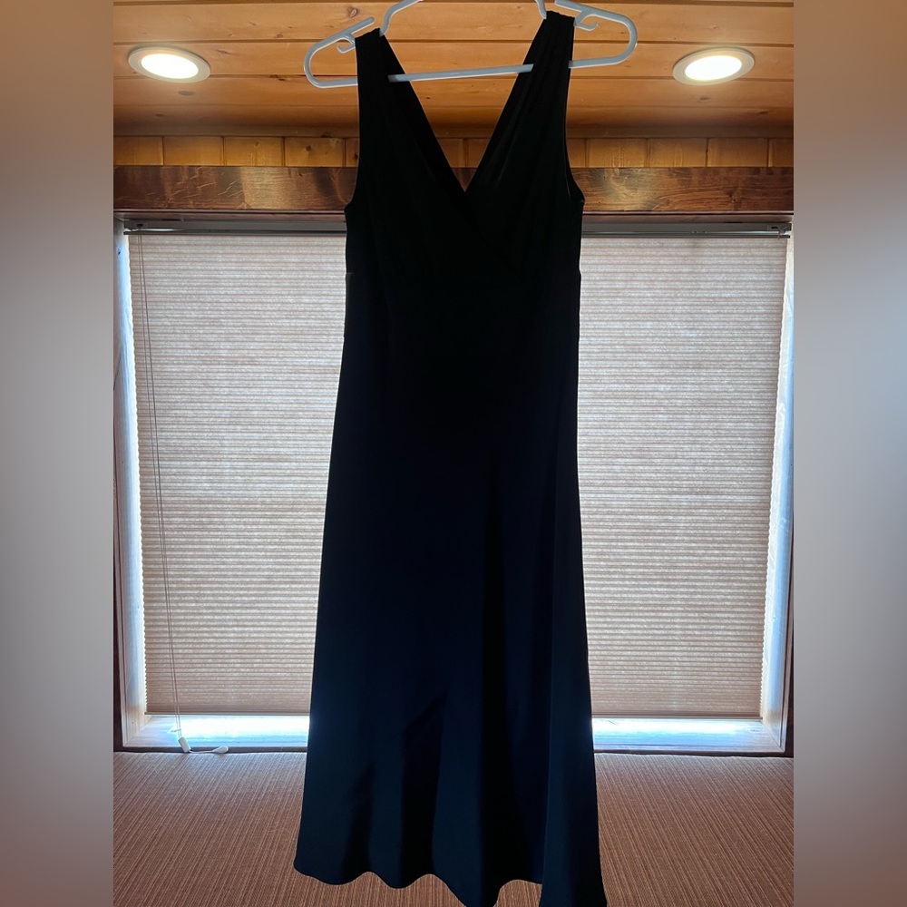 J. Crew Black Silk Dress